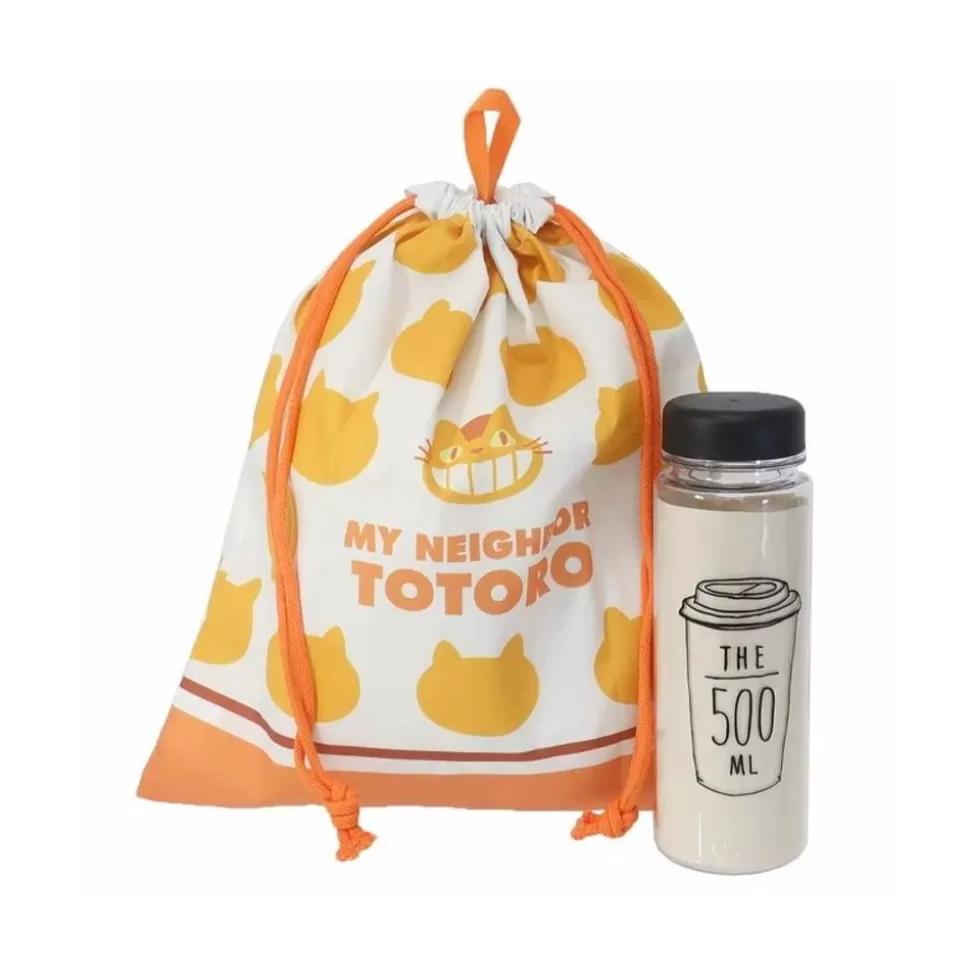 Maison Ghibli Satchel With Lanyard Silhouette Catbus 20 X 19 Cm - My Neighbor Toto- Bags