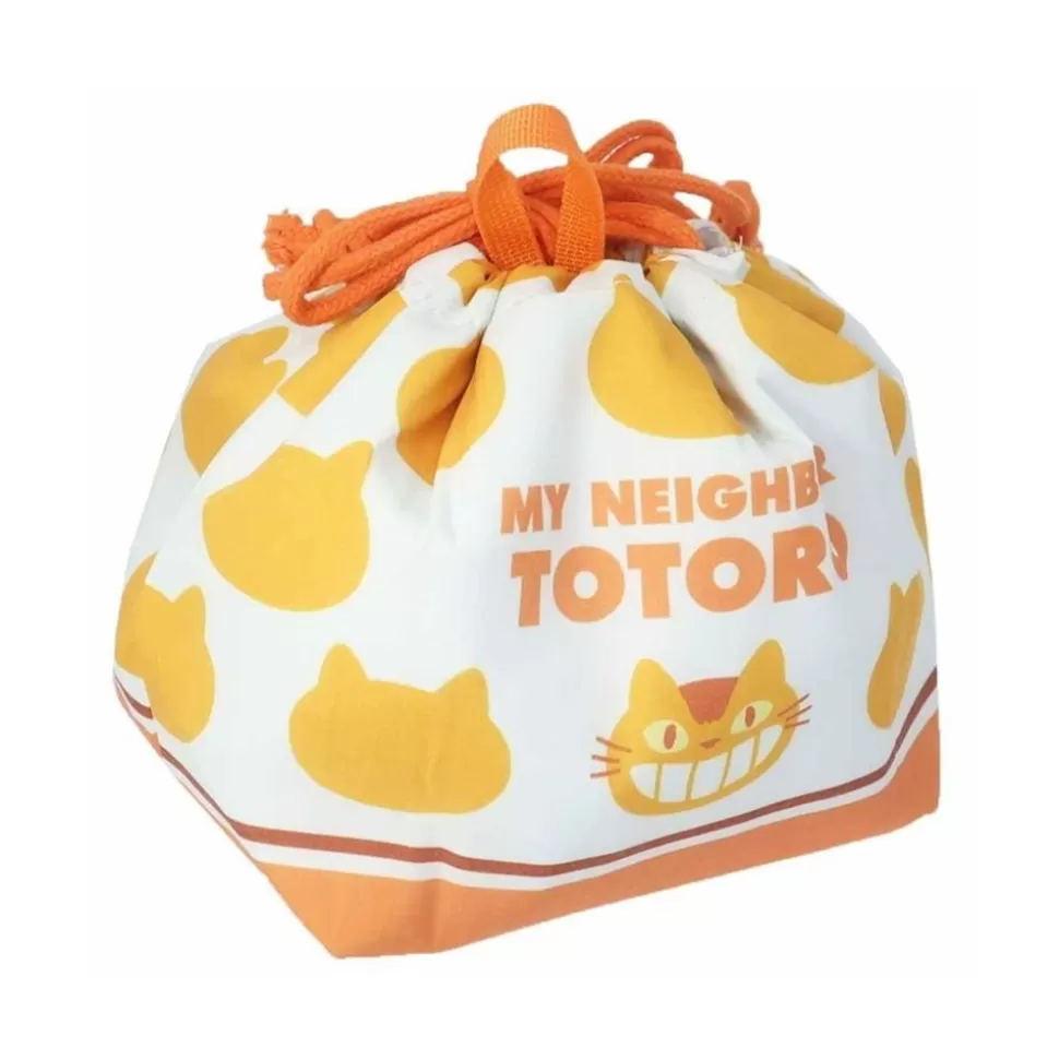Maison Ghibli Satchel With Lanyard Silhouette Catbus 20 X 19 Cm - My Neighbor Toto- Bags