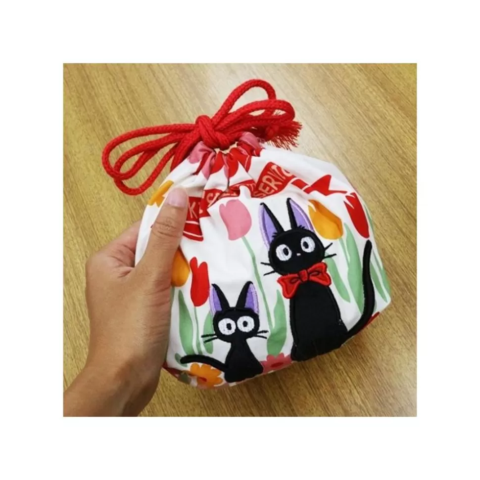 Maison Ghibli Satchel With Ring Jiji & Kitten 17 X 26 Cm - Kiki'S Delivery Service- Bags