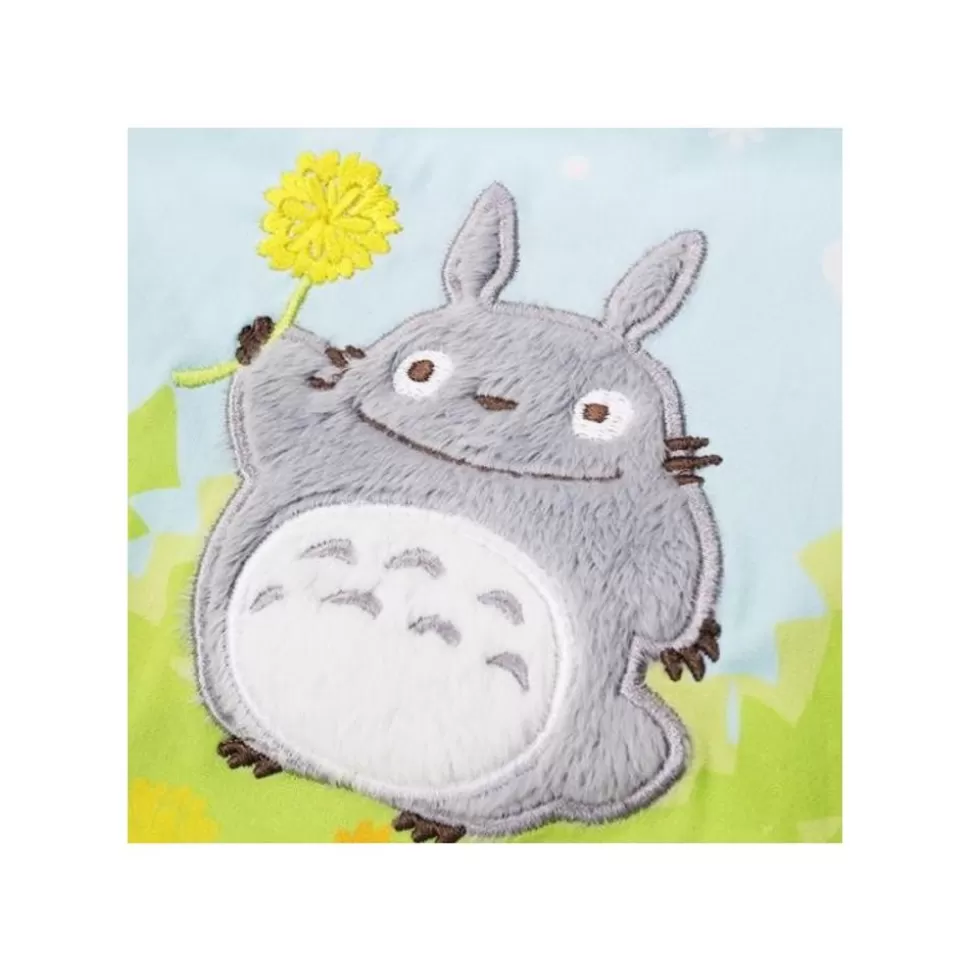 Maison Ghibli Satchel With Ring Totoro Flowers 17 X 26 Cm - My Neighbor Totoro- Bags
