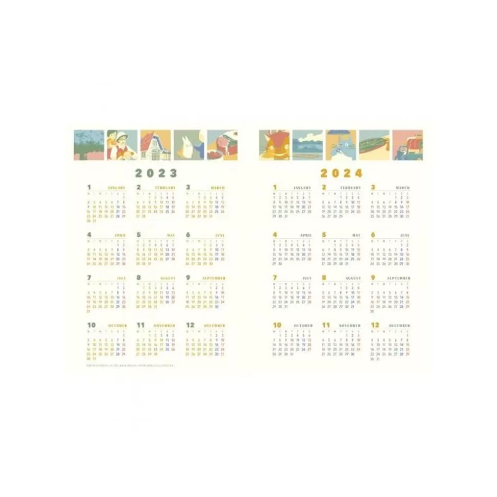 Maison Ghibli 2023 Schedule Book Mei Taking A Nap - My Neighbor Totoro- Schedule Diaries And Calendars