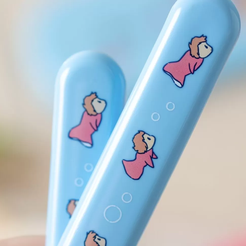 Maison Ghibli Set Chopsticks Spoon Fork Ponyo In The Ocean - Ponyo On The Cliff- Kitchenware