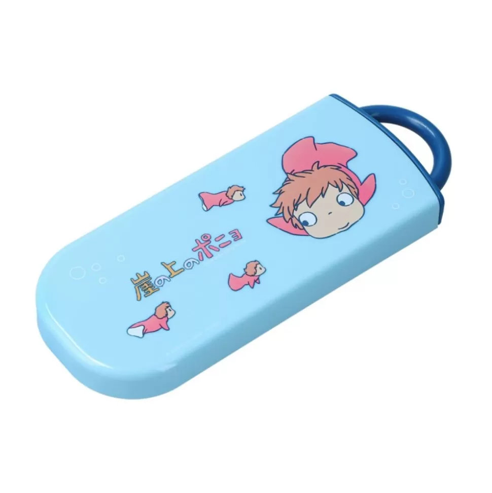 Maison Ghibli Set Chopsticks Spoon Fork Ponyo In The Ocean - Ponyo On The Cliff- Kitchenware