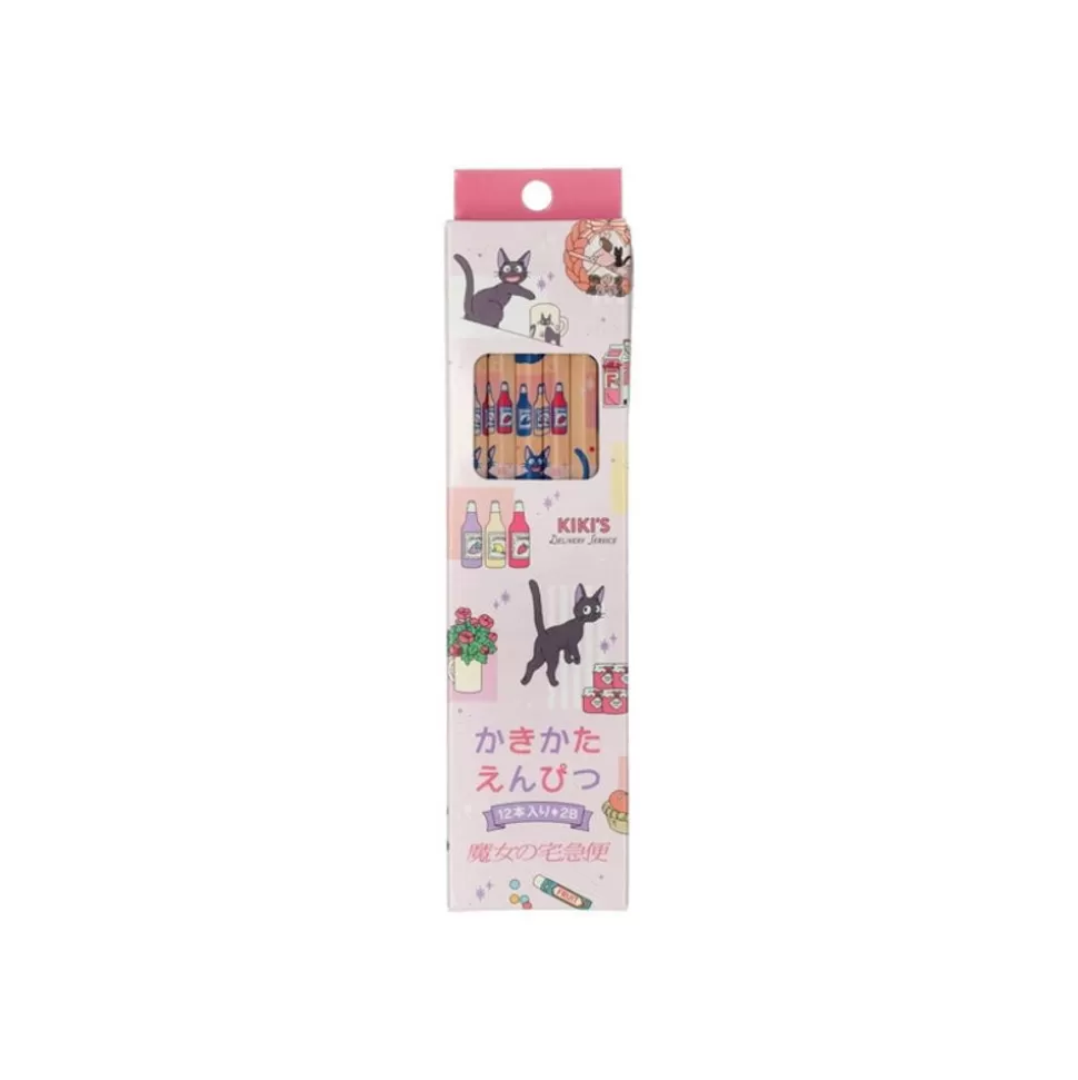 Maison Ghibli Set Of 12 2B Pencils Jiji & Kiki Shopping - Kiki'S Delivery Service- Writing