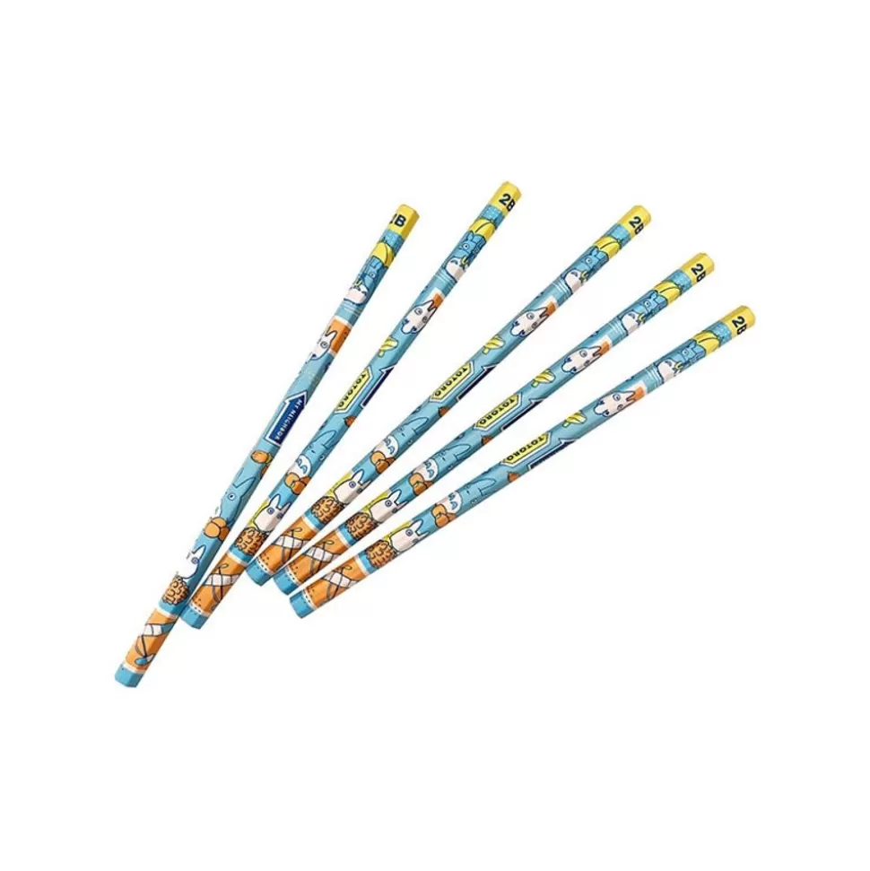 Maison Ghibli Set Of 12 2B Pencils Vehicles - My Neighbor Totoro- Writing