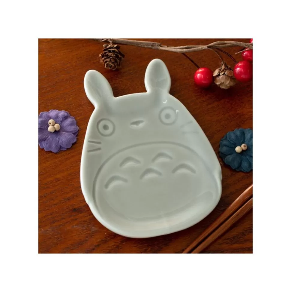 Maison Ghibli Small Dessert Plate Big Totoro Shape - My Neighbor Totoro- Kitchenware