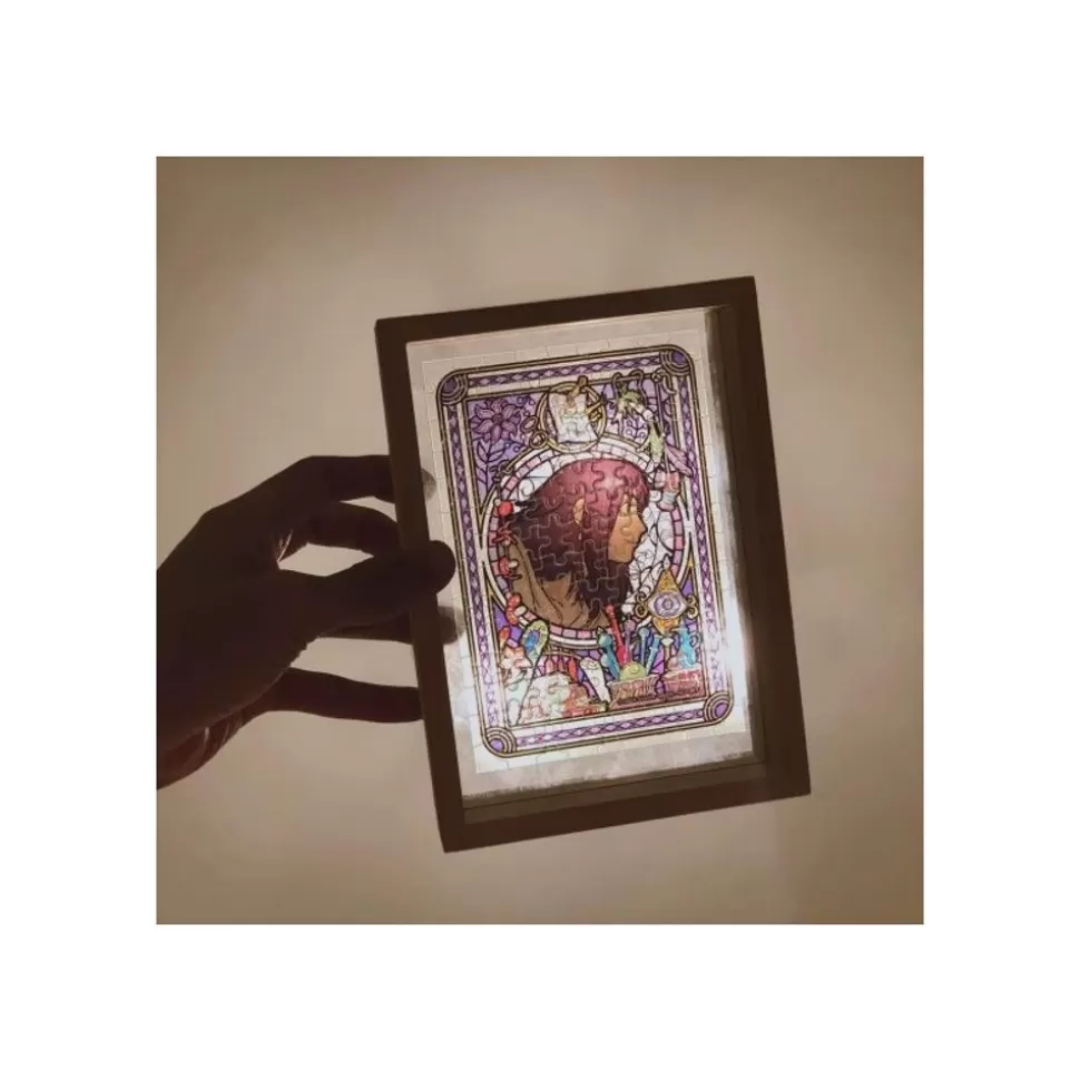 Maison Ghibli Stained Glass Puzzle 208P Characters Gallery - Whisper Of The Heart- Jigsaw Puzzle