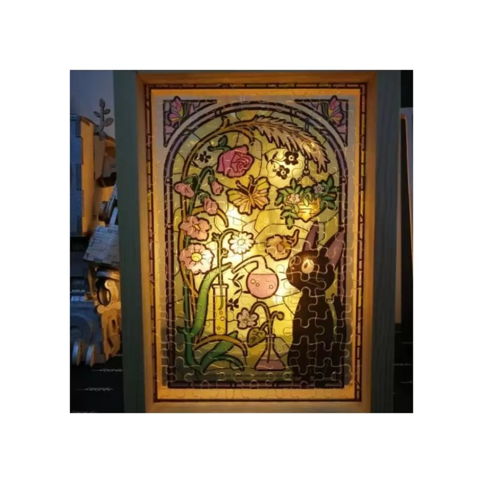 Maison Ghibli Stained Glass Puzzle 208P Characters Gallery - Whisper Of The Heart- Jigsaw Puzzle