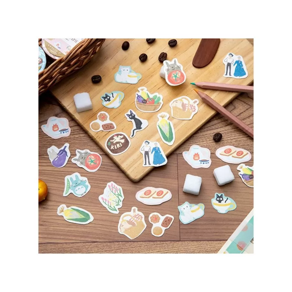 Maison Ghibli Sticker Set Break Time Vegetables - My Neighbor Totoro- Small Equipment