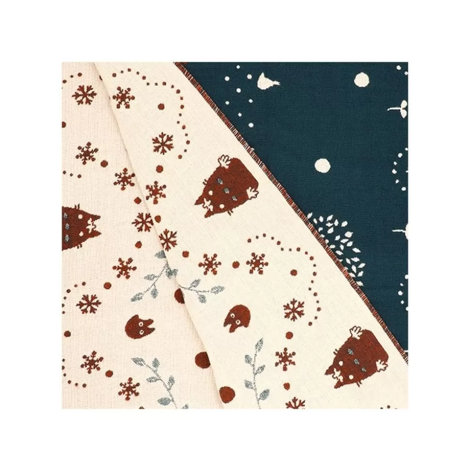 Maison Ghibli Stole With Button Walking In Snow - My Neighbor Totoro- Outfits