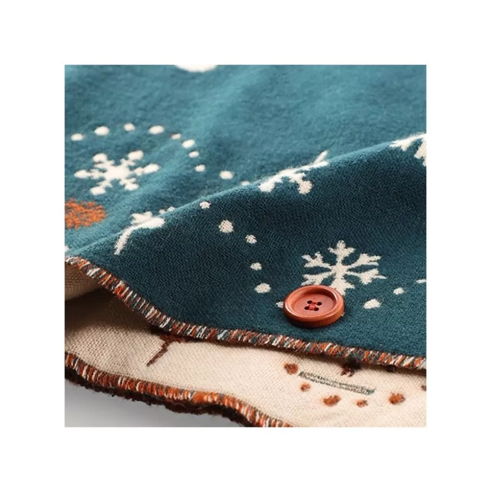 Maison Ghibli Stole With Button Walking In Snow - My Neighbor Totoro- Outfits