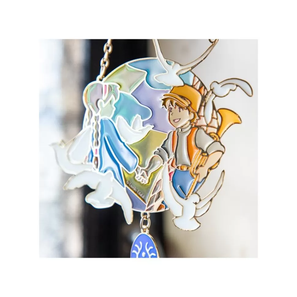 Maison Ghibli Sun Catcher Stained Glass Sheeta & Pazu - Castle In The Sky- Decoration