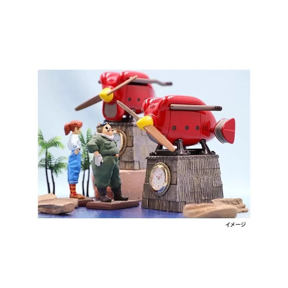 Maison Ghibli Table Clock Fio Piccolo Savoia Late Model - Porco Rosso- Decoration