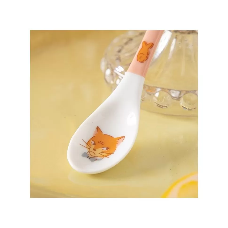 Maison Ghibli Tea Time & Cat Spoon - The Cat Returns- Kitchenware
