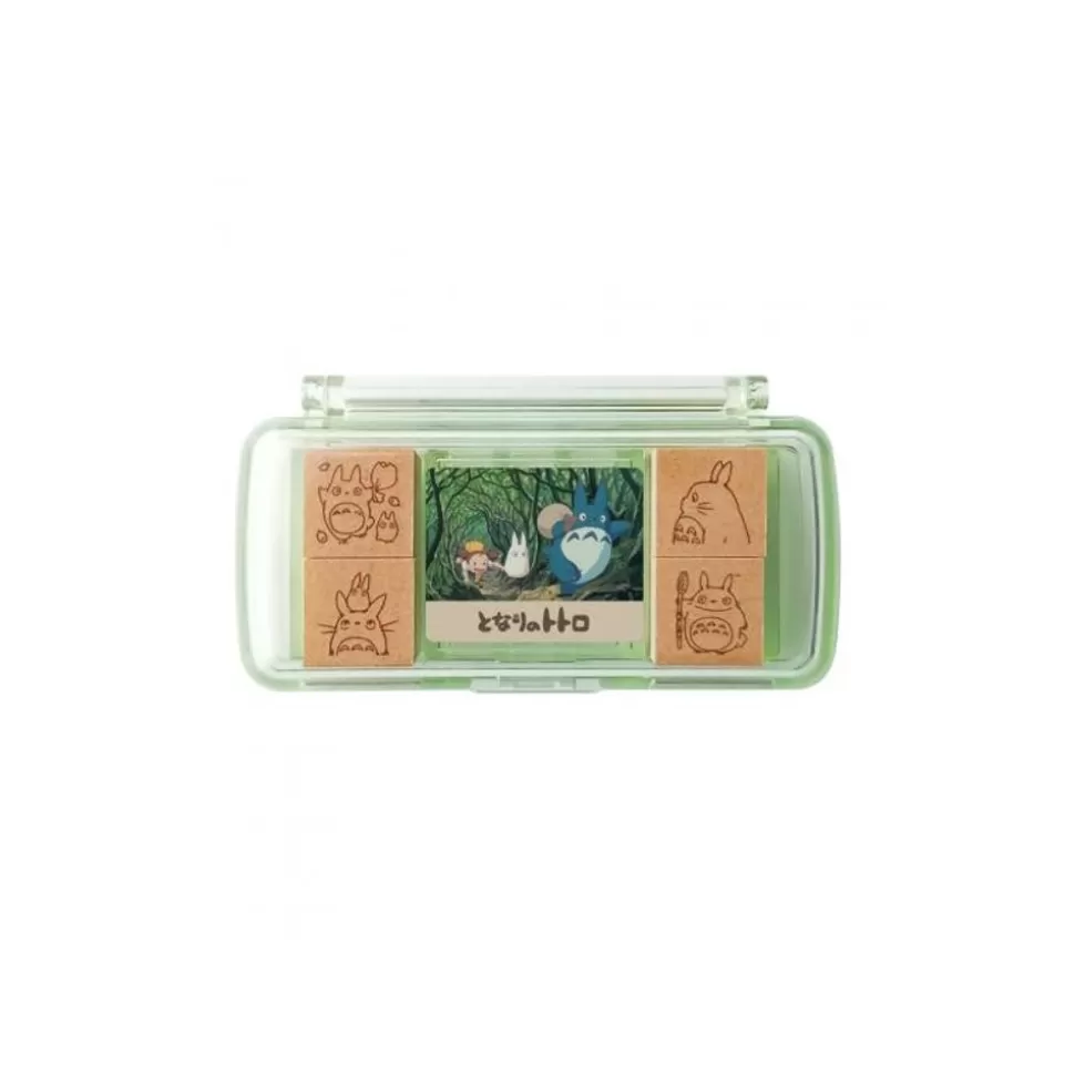 Maison Ghibli Totoro Mini Stamp Set Green - My Neighbor Totoro- Small Equipment