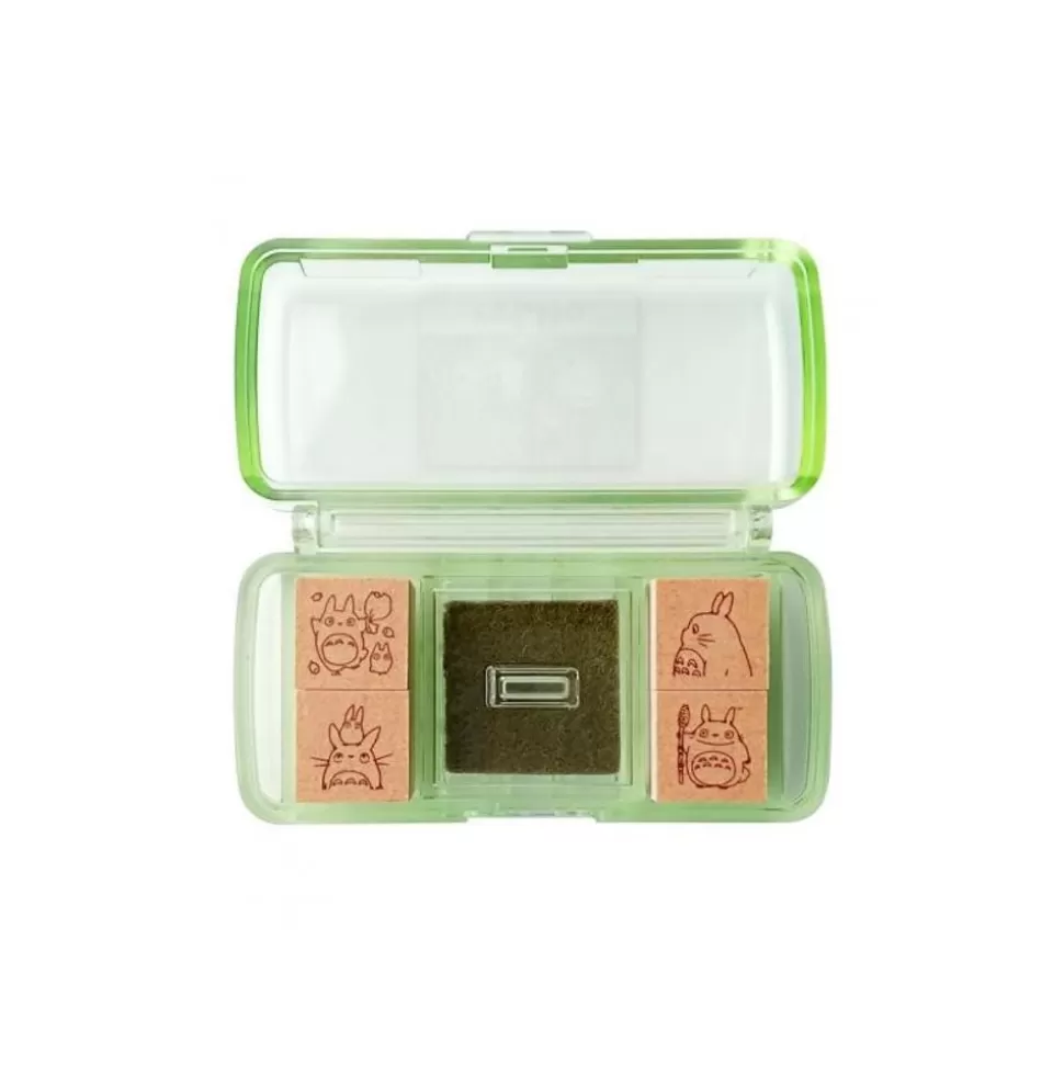 Maison Ghibli Totoro Mini Stamp Set Green - My Neighbor Totoro- Small Equipment