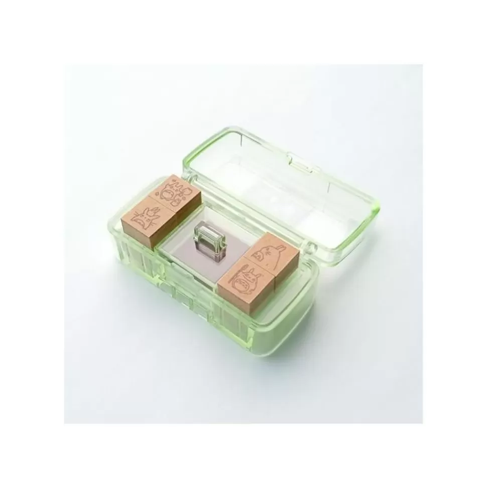 Maison Ghibli Totoro Mini Stamp Set Green - My Neighbor Totoro- Small Equipment