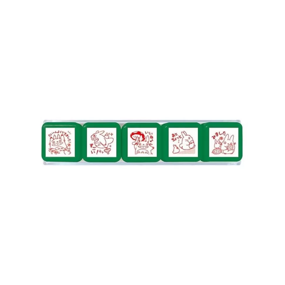 Maison Ghibli Totoro Stamp Set In Action - My Neighbor Totoro- Small Equipment