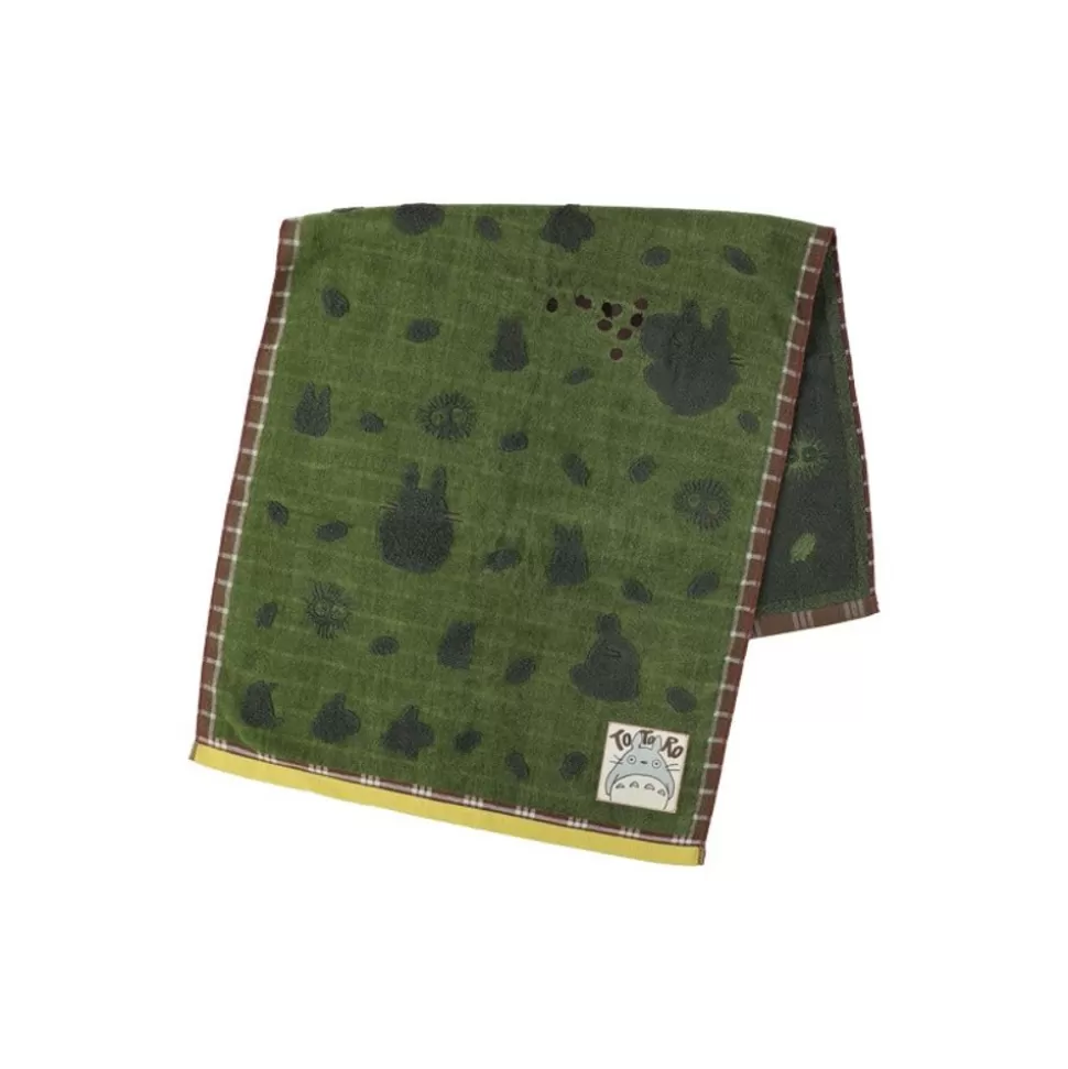 Maison Ghibli Towel Autumn Green 34X80 Cm - My Neighbor Totoro- Household Linen
