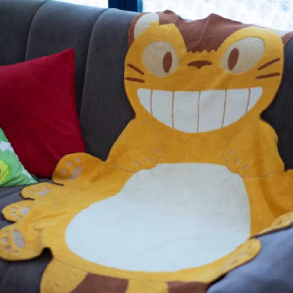 Maison Ghibli Towel Catbus Silhouette 87 X 120 Cm - My Neighbor Totoro- Household Linen