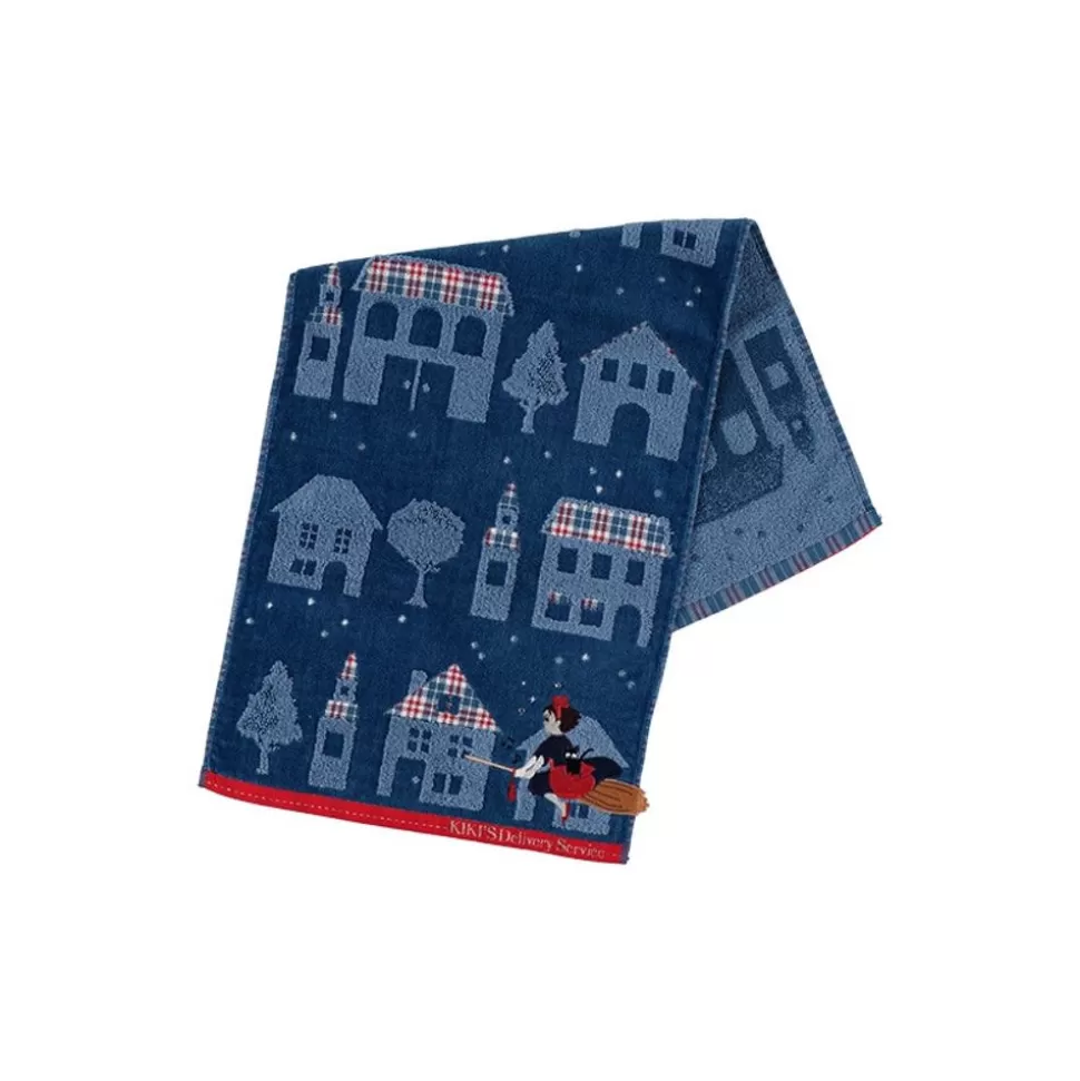 Maison Ghibli Towel The Night Of Departure 34X80 Cm - Kiki'S Delivery Service- Household Linen