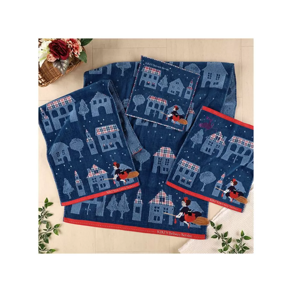 Maison Ghibli Towel The Night Of Departure 34X80 Cm - Kiki'S Delivery Service- Household Linen