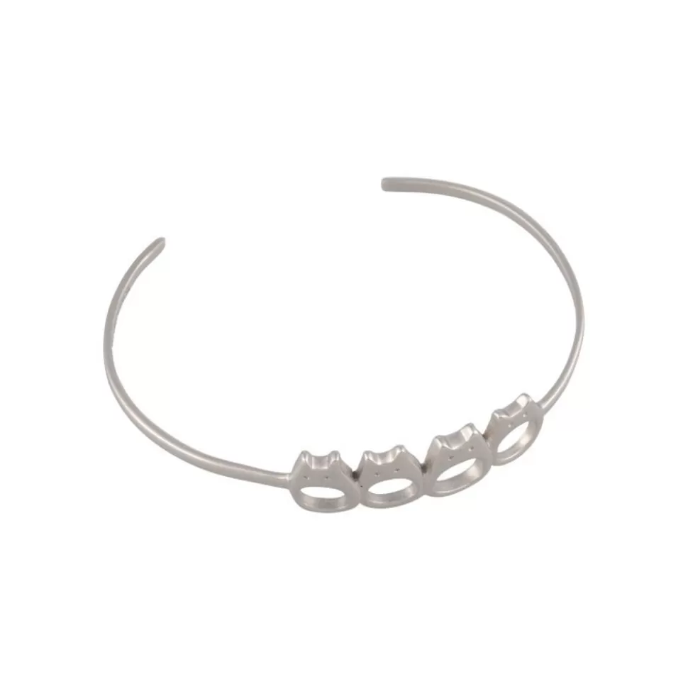 Maison Ghibli White Totoro Metal Garland Bracelet - My Neighbor Totoro- Jewellery