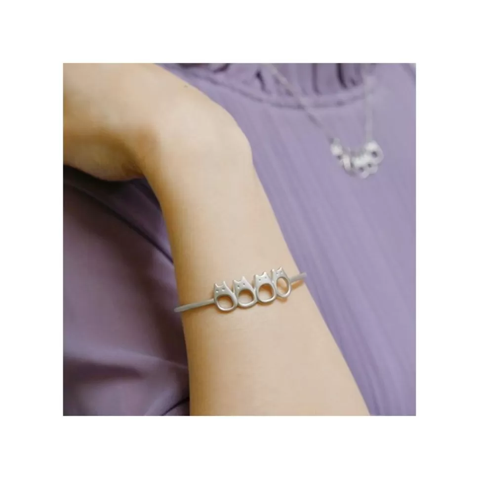 Maison Ghibli White Totoro Metal Garland Bracelet - My Neighbor Totoro- Jewellery