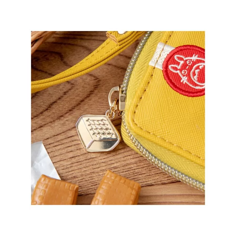 Maison Ghibli Yellow Purse Totoro & Patches - My Neighbor Totoro- Accessories